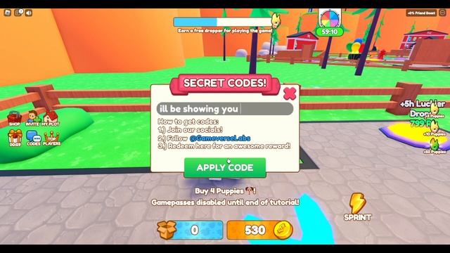 Puppy Tycoon CODES - ROBLOX 2023 смотреть онлайн