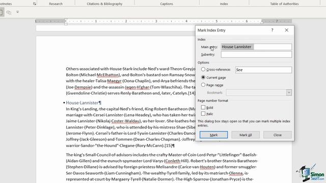 Microsoft Word Tutorial: Create an Index in Word смотреть онлайн