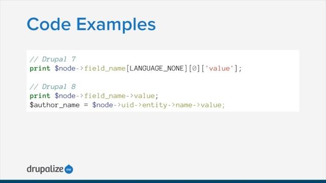What's New in Drupal 8: Entity Field API смотреть онлайн