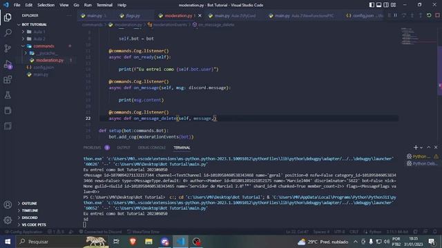 Como fazer um bot de discord #3 (Message Events) (Python) смотреть онлайн