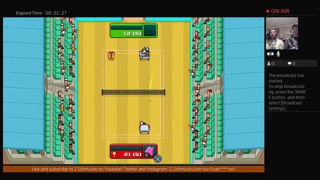 2 Schmucks play Timber Tennis Versus смотреть онлайн