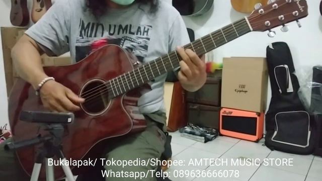 Gitar akustik elektrik Fender CD-140SCE All Mahoghany смотреть онлайн