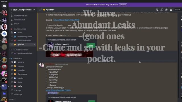 *NEW LEAK SERVER. 2023* Roblox Leaking Server, New And Great. *GOOD LEAKS*