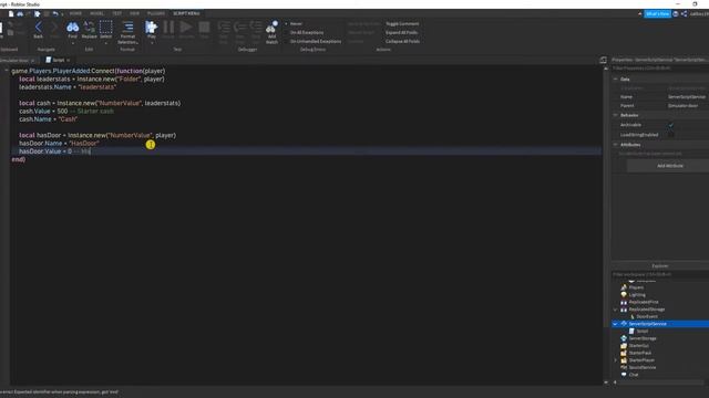 How to make a simulator door in Roblox studio || auto save! [Read Description] смотреть онлайн