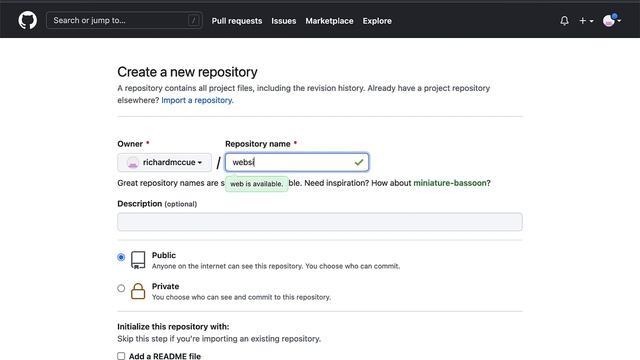 Github - Create a new repository (2022) смотреть онлайн