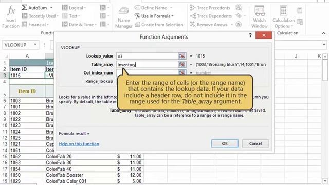 Finding Data Using the VLOOKUP Function in Microsoft Excel 2013 (Lesson 3.16) смотреть онлайн