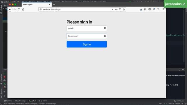 How to setup JDBC authentication with Spring Security from scratch - Java Brains смотреть онлайн