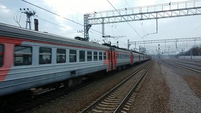 ЭР2Р-7075 На станции Кунцево смотреть онлайн