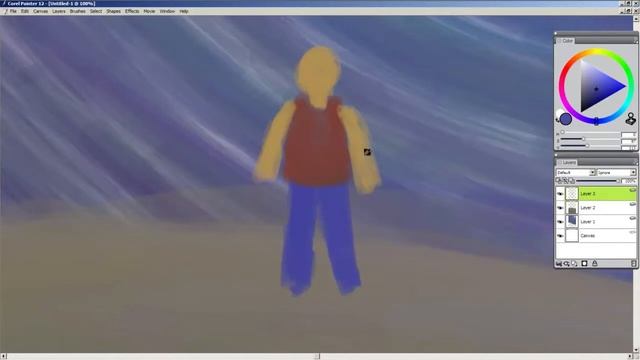 Digital Painting with Corel Painter - Shadow смотреть онлайн