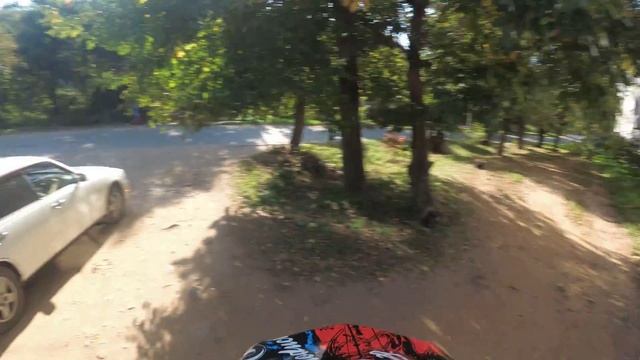 Встретили ДПС на кроссовых мотоциклах смотреть онлайн