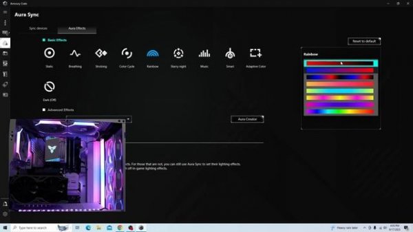 ASUS Aura Sync - ASUS Motherboard RGB Control