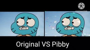 If the darkness took over all The Amazing World of Gumball characters and Original VS Pibby