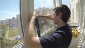 Солнцезащитная пленка на окна. Эффект от наружной пленки. Наружная тонировка окон с гарантией 5 лет