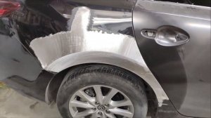 Кузовной ремонт . MAZDA 6 сложная рихтовка