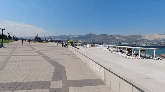 Walk around Novorossiysk Russia. [4K] смотреть онлайн