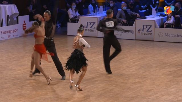Milev - Darchuk, BUL | 2021 World Latin Pforzheim, GER | R2 PD смотреть онлайн