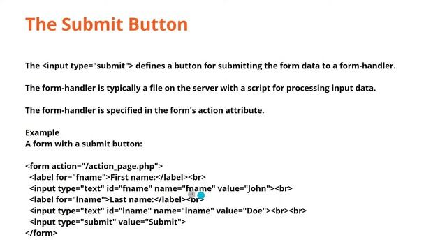 submit button in input tag in html | HTML form in input type submit button | Submit button tag #100 смотреть онлайн