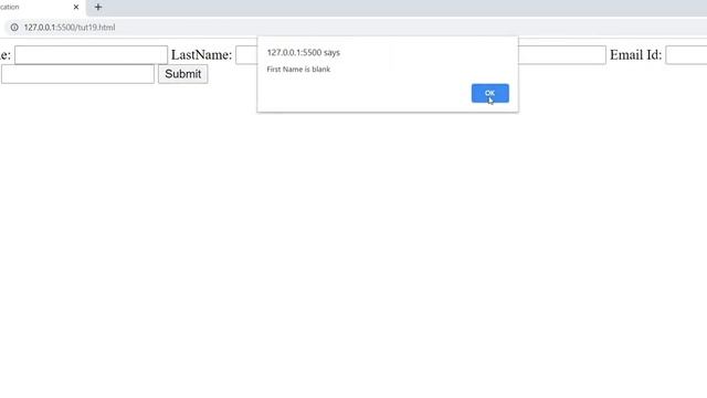 19 . form verification in JavaScript | JavaScript tutorial for beginners in hindi смотреть онлайн