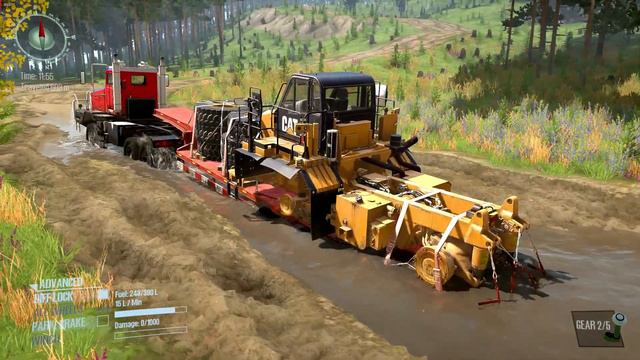 SnowRunner: BIGGEST HAULER YET! 20 WHEEL DRIVE! смотреть онлайн