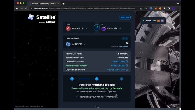 Satellite Tutorial Video - How to transfer tokens cross-chain смотреть онлайн