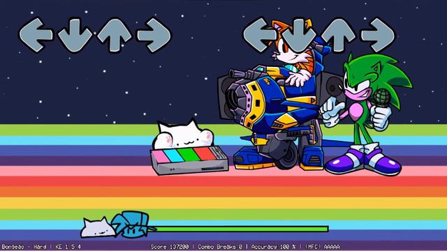 Sonic Night Funkin' : Vs Bongo Cat Demo - FNF Mod [SONIC.EXE] смотреть онлайн