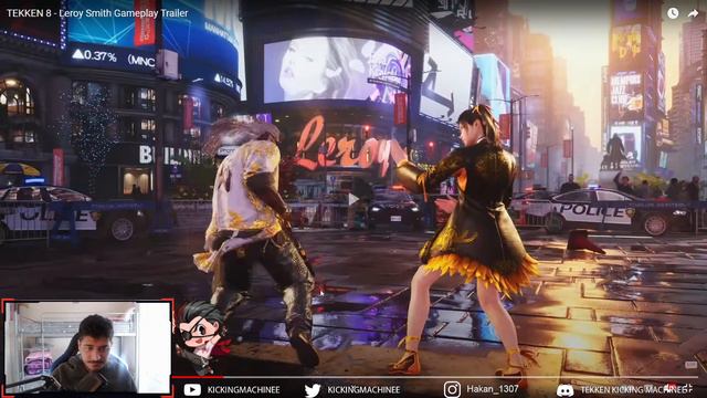 TEKKEN 8 - Leroy Smith Gameplay Trailer reaction new S+ ? смотреть онлайн