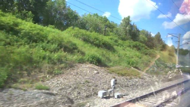 Электропоезд ЭД9Э-0034, участок Арск - Сосновка смотреть онлайн