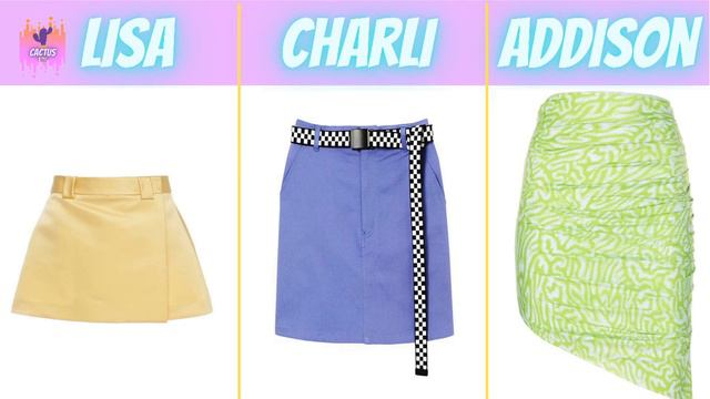 LISA OR LENA#4🏄🏻♀️LISA CHARLI OR ADDISON 🏊🏻♀️ Outfit.fashion ⛱WHAT YOUR CHOICE