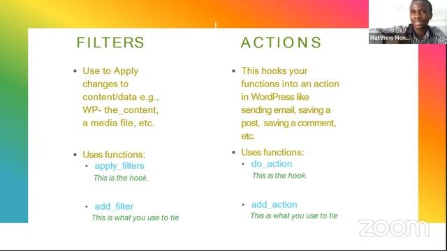KD Session: Introduction to WordPress Hooks by Matthew Monday смотреть онлайн