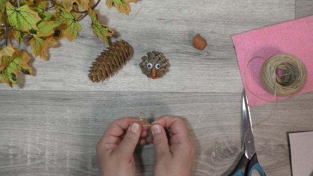 Осенние поделки. СКАЗОЧНАЯ БАБА - ЯГА. Поделки из природного материала  для детского сада.