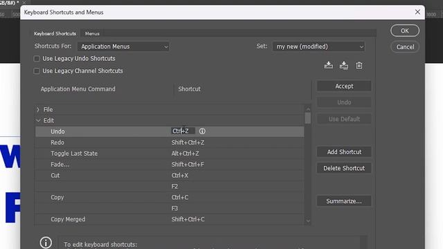 How to Reset All Keyboard Shortcut Keys in Adobe Photoshop смотреть онлайн