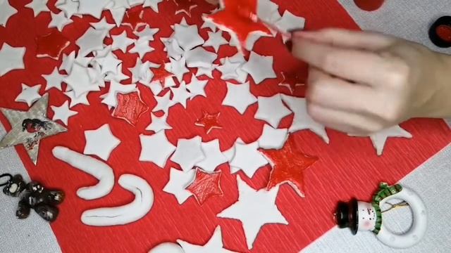Новогодние звёзды // делаем звезду из соды и крахмала смотреть онлайн