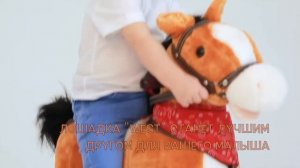 Лошадка каталка-качалка AMAROBABY (West),