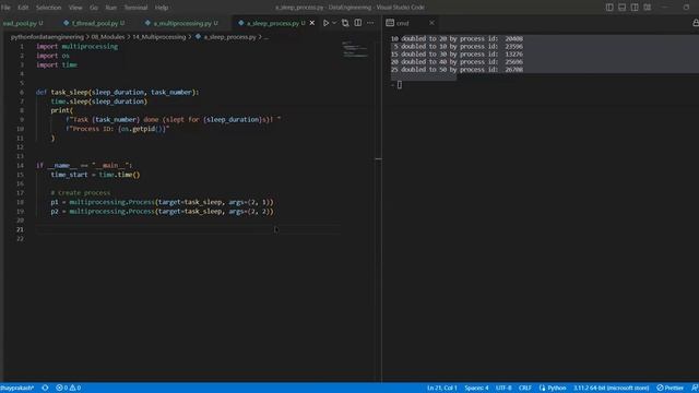 class20 Multithreading Multiprocessing user defined Modules смотреть онлайн