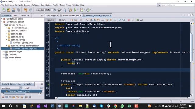 Part 2 AUCA - Java Desktop App with RMI and Hibernate: Service + Implementation + Controller смотреть онлайн