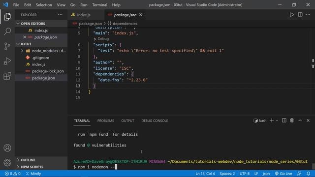 NPM Node Package Manager Modules | NPM Tutorial for Beginners смотреть онлайн