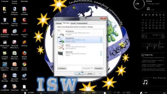 SETTING MIC CAMFROG WIN 7 / VISTA смотреть онлайн