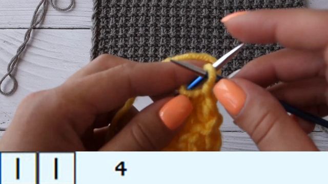 Простой узор спицами для мужских изделий схема и описание/Simple knitting pattern смотреть онлайн