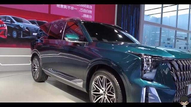 Four beautiful cars made in China Changan UNI- V, GAC Trumpchi GS8, Great Wall Tank 500, Hongqi LS7 смотреть онлайн