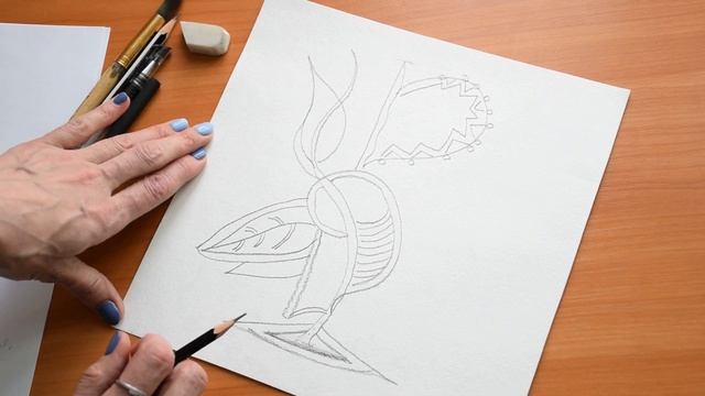 Учимся рисовать статуэтку. Уроки рисования #выпуск№2 смотреть онлайн