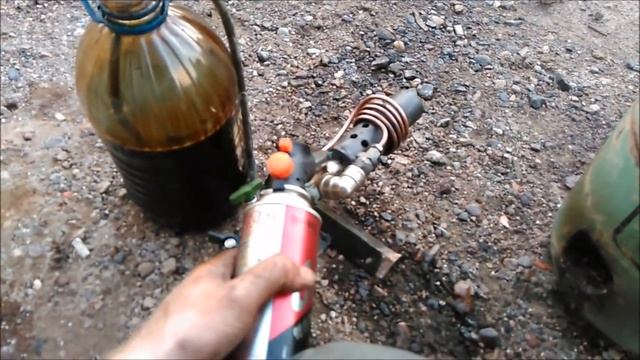 Горелка на отработке \ Waste oil burner смотреть онлайн