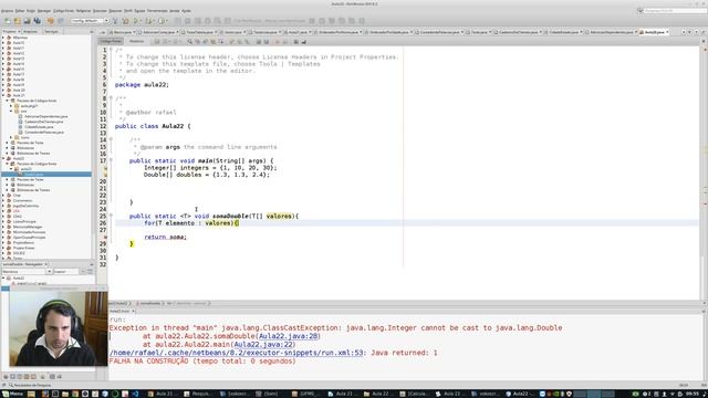 POO - Aula 22 - Parte 1 - Classes e Métodos Genéricos смотреть онлайн