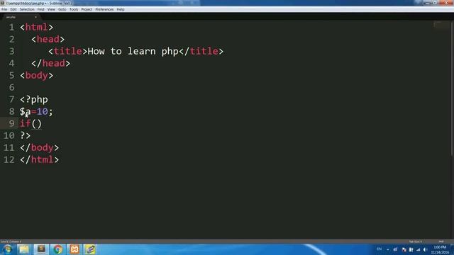 Learn PHP in 10 minutes by Avinash смотреть онлайн