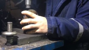 Кернение/установка несъемной крестовины кардана Кашкай