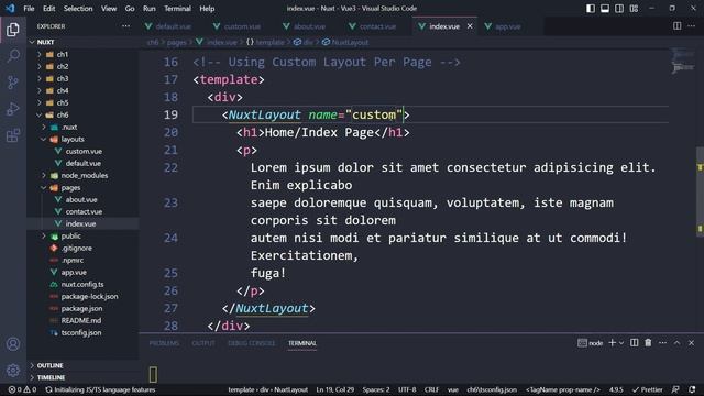 Layout in Nuxt 3 (Hindi) смотреть онлайн