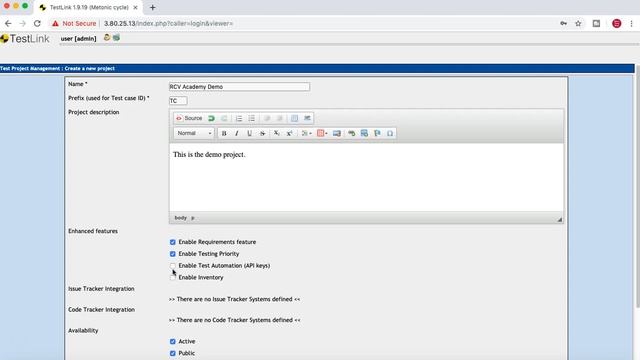 TestLink Tutorial #1 - Create TestLink Project | New TestLink Project смотреть онлайн