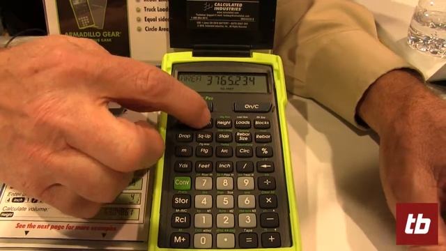Calculated Industries Concrete Estimating Calculator смотреть онлайн