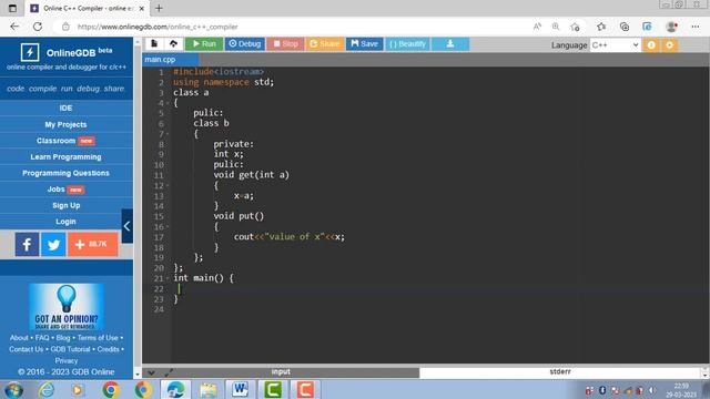 #youtube Nested classes #coding #programminglife смотреть онлайн