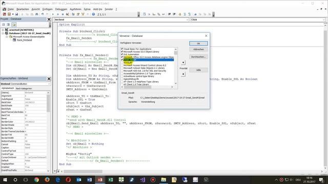 Send Emails with Email_Send4.dll from Access Excel Word with Control Not Outlook смотреть онлайн