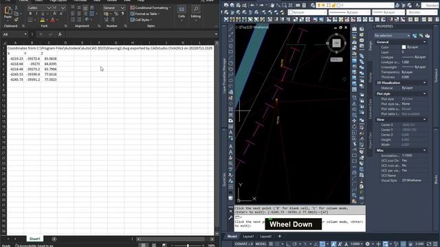 UKUR TANAH - AUTOCAD (LISP) - EXPORT POINT XYZ AUTOCAD TO EXCEL LIST смотреть онлайн